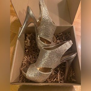 Elegant Gold Stiletto Heels